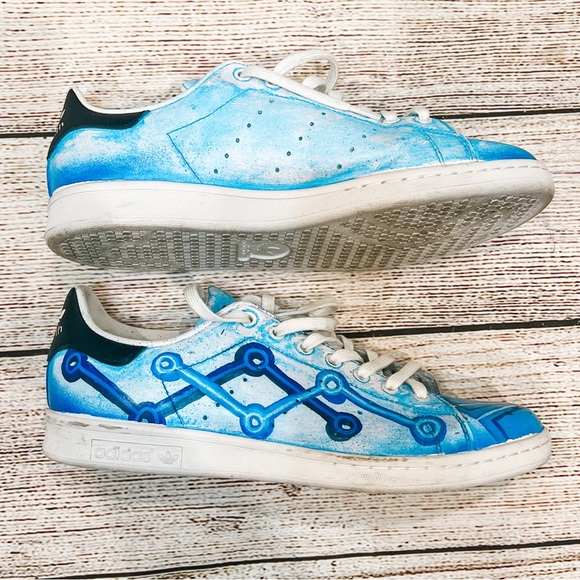 Adidas Sam Smith Custom Painted Sneakers - Picture 2 of 7